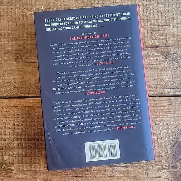 💥THE INTIMIDATION GAME - hardback - Picture 4 of 4